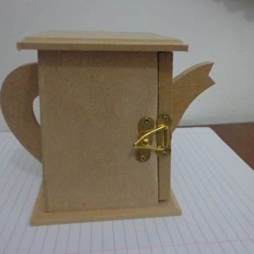 Bule porta chá com fechadura