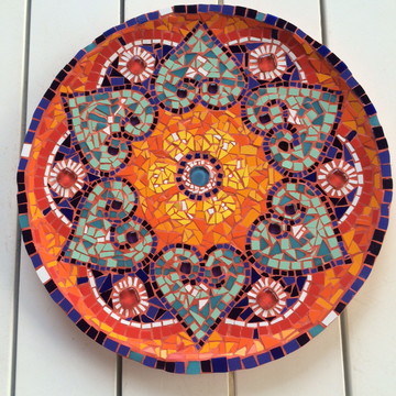 Prato em mosaico Colores Latinos