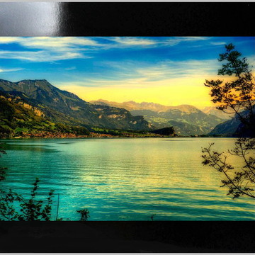 QUADRO DECORATIVO - LAGO VERDE
