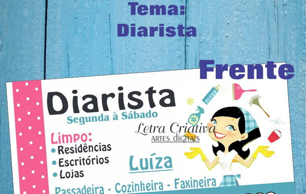 picture Diarista Produtos De Limpeza Desenho Png cartao digital diarista faxineira empregada arte virtual