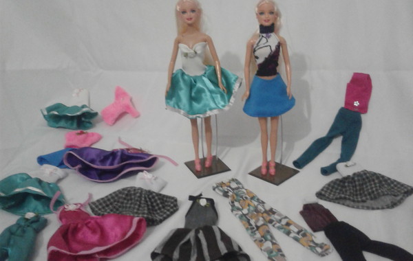 Kit 10 Roupinhas Roupas Para Boneca Barbie ou Frozen - Rose Atelie