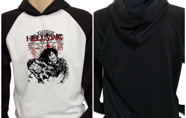 hellsing ultimate moletom com capuz