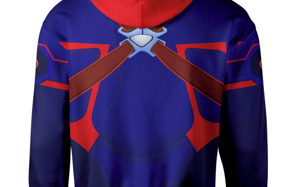 red and purple moletom com capuz