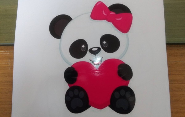 Livro colorir lembrancinha personalizado Panda menina