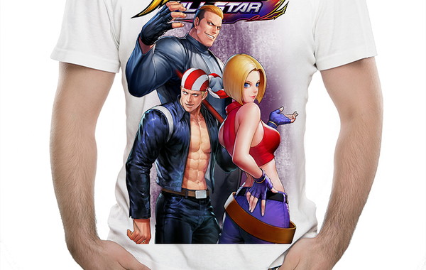 Camiseta The King Of Fighters Trio Blue Mary Billy Yamazaki