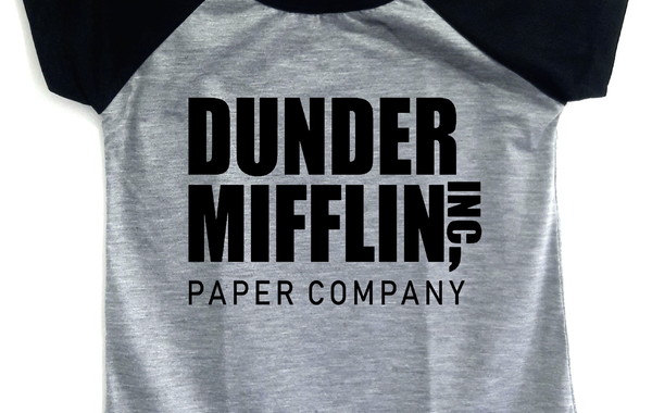 Camiseta feminina algodao Dunder Mifflin Paper Company inc em Promoção na  Americanas