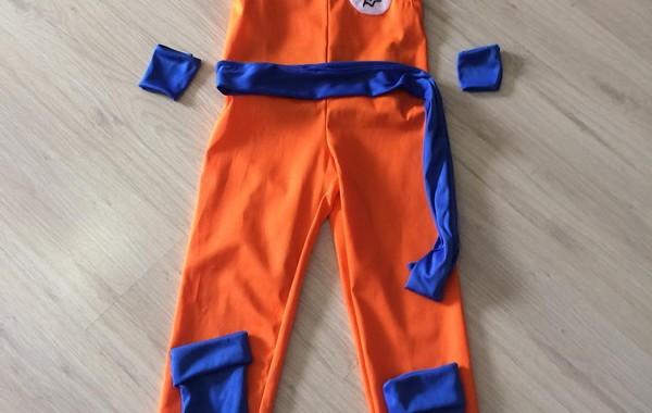 FANTASIA INFANTIL GOKU DRAGONBAL + IMITAÇÃO DE CABELO DE EVA