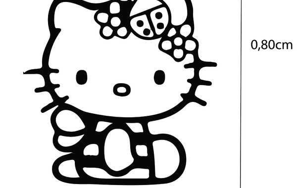 Desenhos para colorir de desenho da hello kitty dançando para