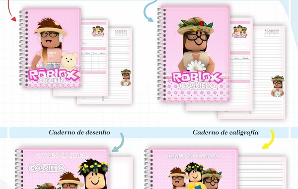 Caderno de Desenho- Roblox