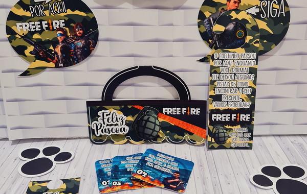 Kit Free Fire  Elo7 Produtos Especiais