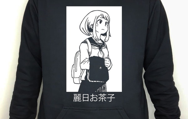 mha merch moletom com capuzs