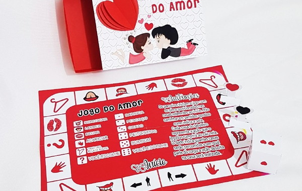 Kit Jogo do Amor Dia dos Namorados