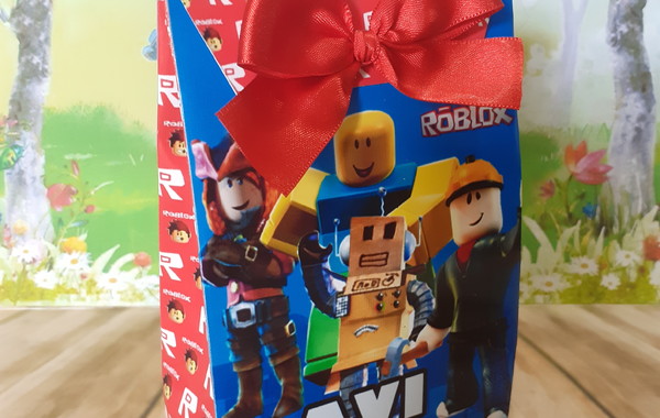 Sacolinha Festa Aniversário Roblox