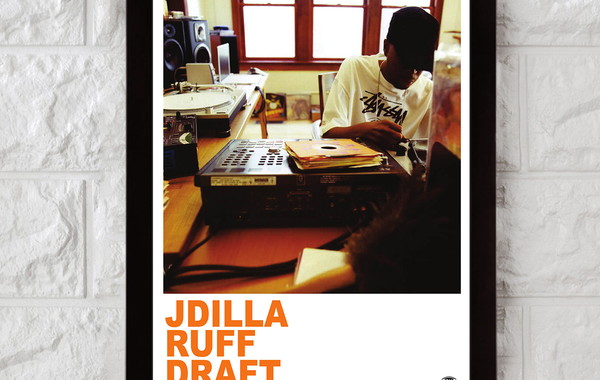 J Dilla Ruff Draft, Stones Throw, Quadro com Moldura 33x24cm