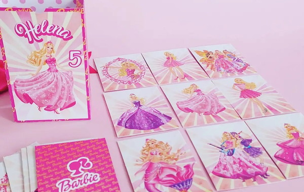 Barbie  Aniversário da barbie, Jogo memoria infantil, Jogos de memória