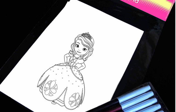 Desenhos para Colorir Princesinha Sofia