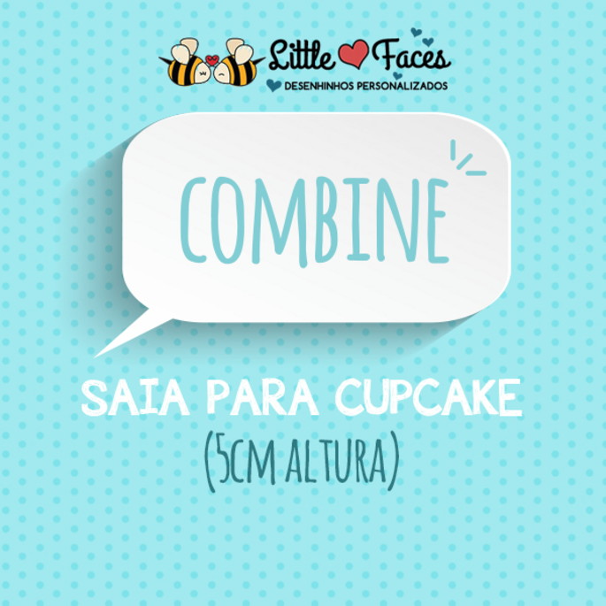 Imagem 1 - Saia Cupcake Combinando com Convite