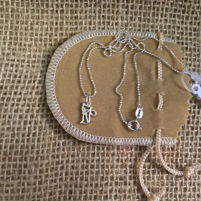 Imagem 1 - Colar gatinho(prata925)