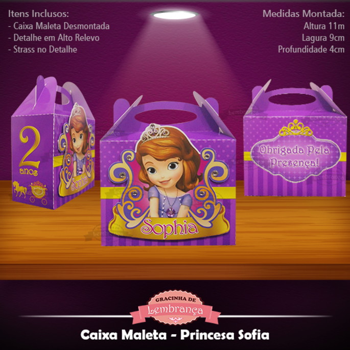 Imagem 4 - Caixa Maleta - Princesa Sofia