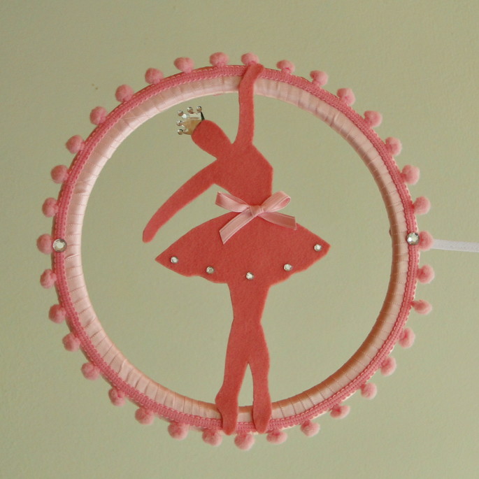 Imagem 3 - Varal Feltro Sapatilha Bailarina Nome
