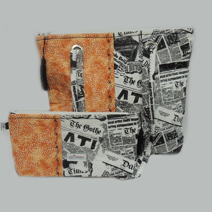 Imagem 1 - Bolsa e Necessaire em Patchwork