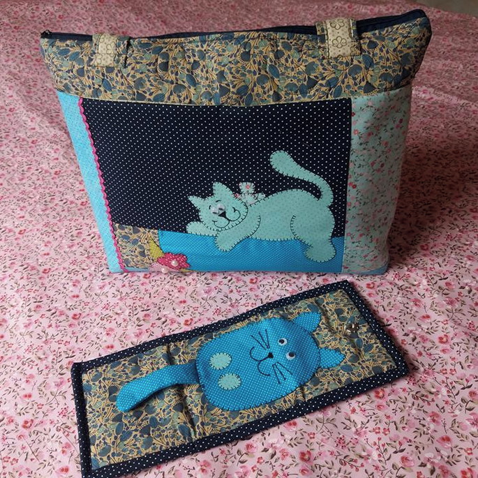 Imagem 3 - bolsa patchwork e carteira