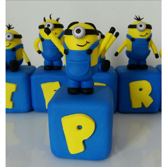 Imagem 3 - Cubos Com Nome - Minions