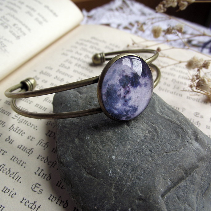 Imagem 5 - Pulseira Lua Cheia - Ouro Velho