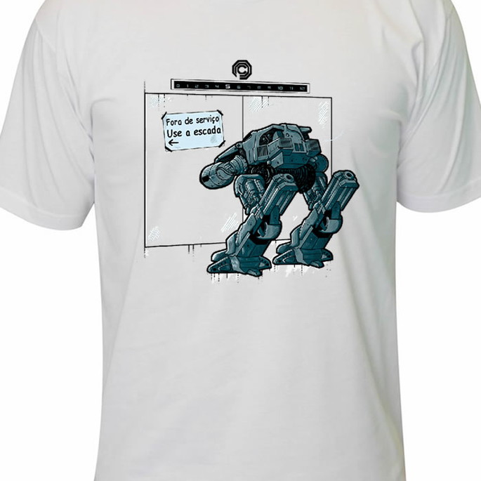 Imagem 1 - Camiseta Robocop Geek Nerd