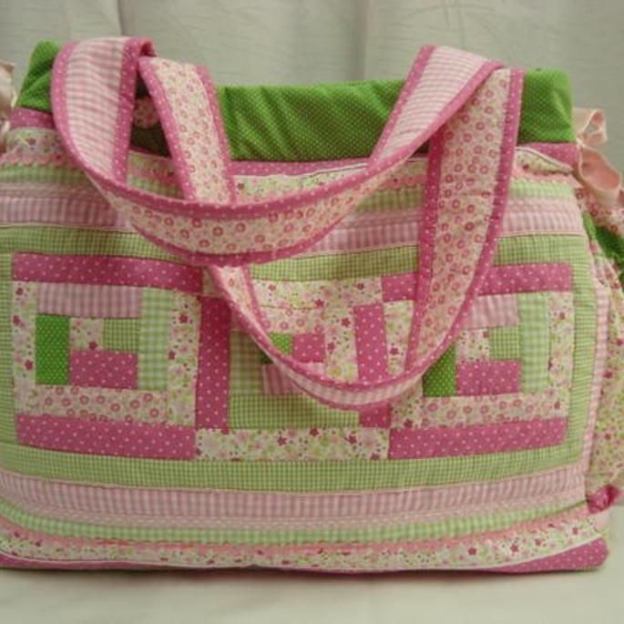 Imagem 2 - BOLSA MATERNIDADE DE PATCHWORK