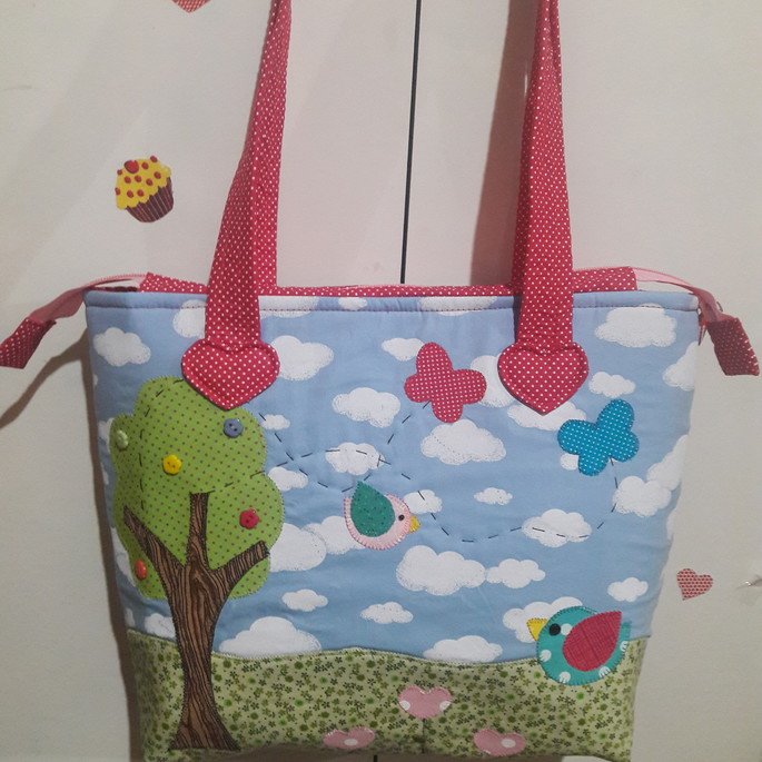 Imagem 2 - bolsa em patchwork