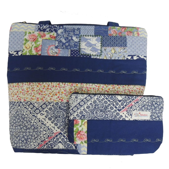 Imagem 2 - Bolsa e Necessaire em Patchwork