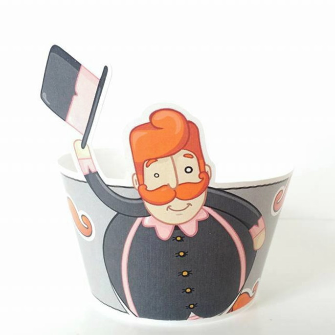 Imagem 1 - Wrapper ou sainha para cupcake Bita