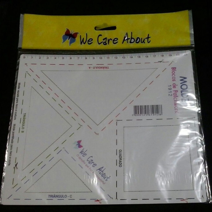 Imagem 2 - Molde - Bloco De Patchwork (régua)