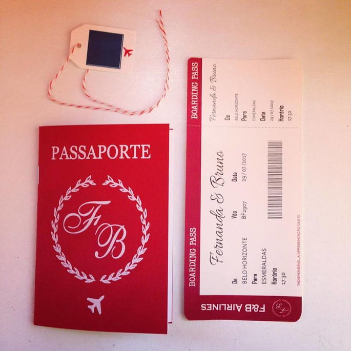 Imagem 1 - Convite Passaporte com Ticket