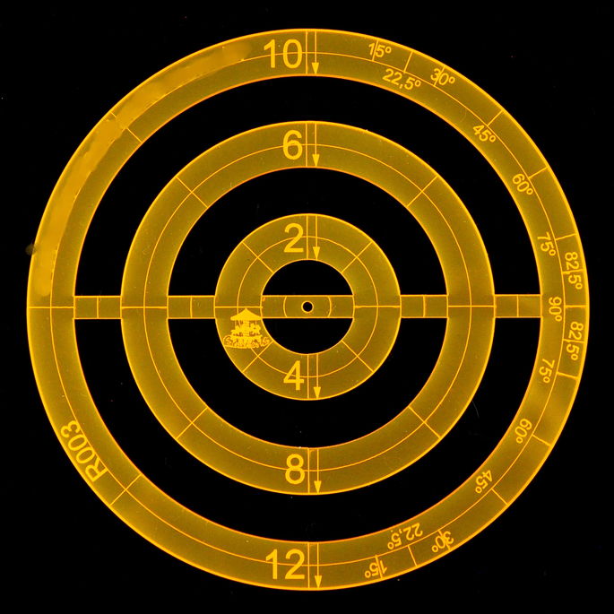 Imagem 1 - Régua Patchwork Redonda 12cm