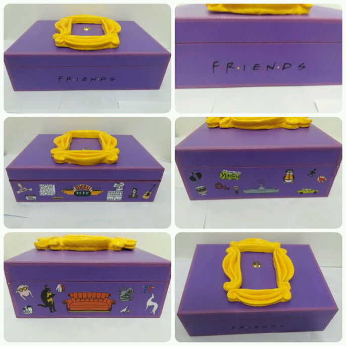 Imagem 2 - Caixa em mdf com Tema Friends