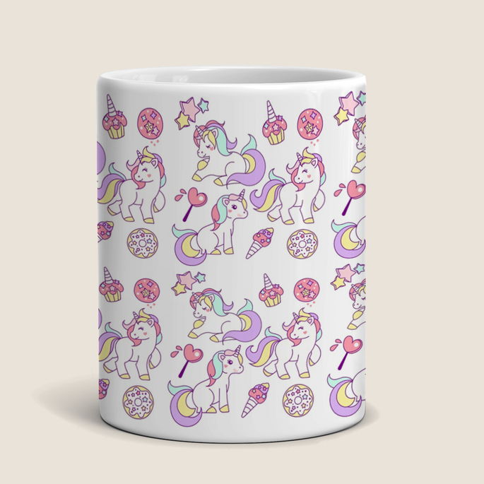 Imagem 1 - Caneca Unicornio Pattern