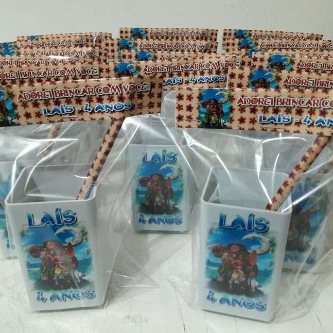 Imagem 2 - porta lápis com lapis_moana