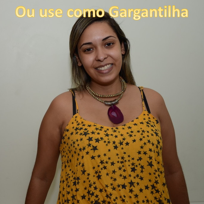 Imagem 4 - Cordâo de Linha Colorido com Chapa Rosa