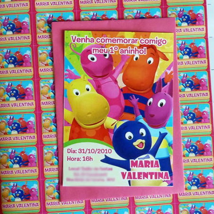 Imagem 4 - Convite Backyardigans