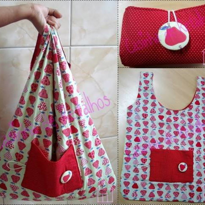 Imagem 1 - Ecobag maçãs