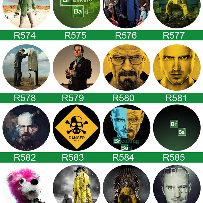 Imagem 2 - Bottons Breaking Bad- Button Boton