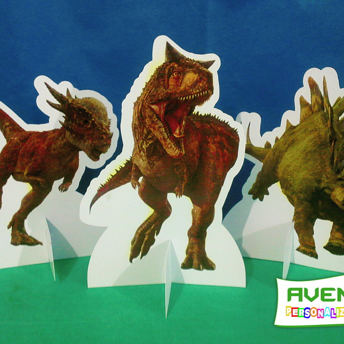 Imagem 1 - Kit com 05 Display de Mesa Jurassic World Park