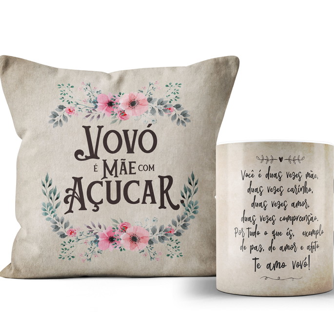 Imagem 1 - Presente Vovó É Mãe com Açúcar Kit