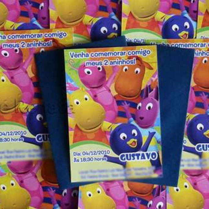 Imagem 2 - Convite Backyardigans