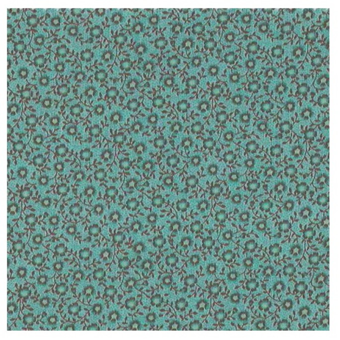 Imagem 1 - Tecido Patchwork (1,50x0,65) Floral Azul 95