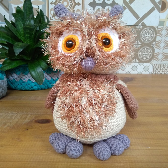 Imagem 1 - Ué Coruja amigurumi