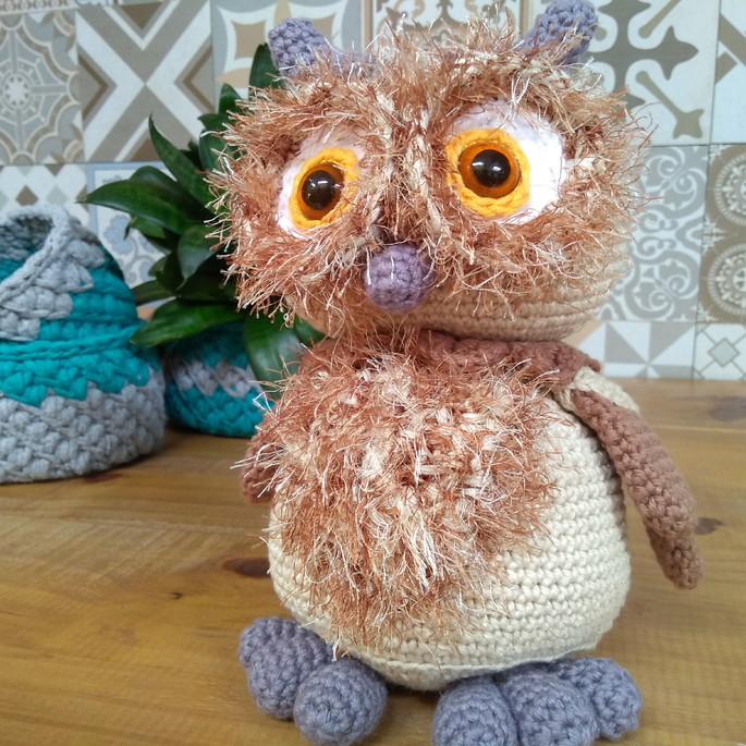 Imagem 2 - Ué Coruja amigurumi