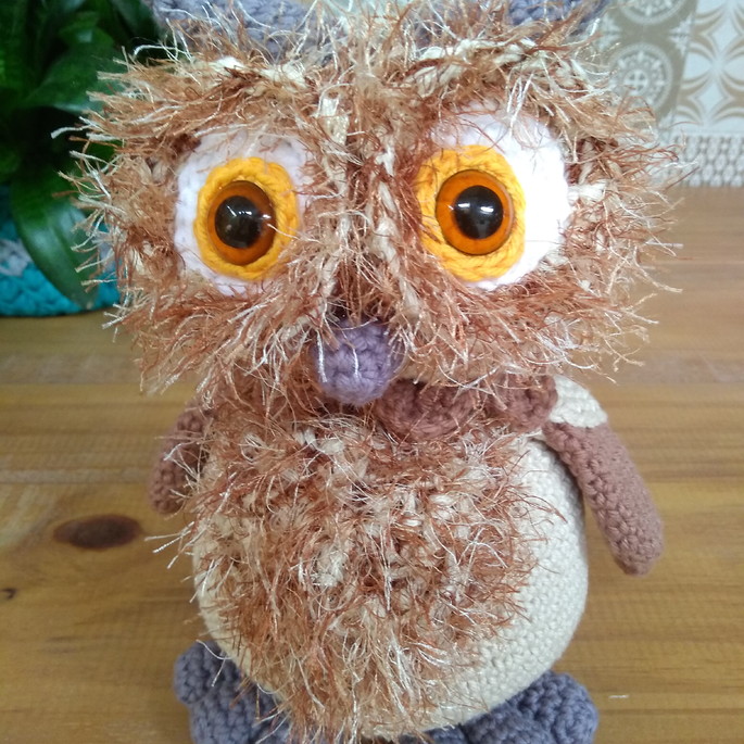 Imagem 3 - Ué Coruja amigurumi